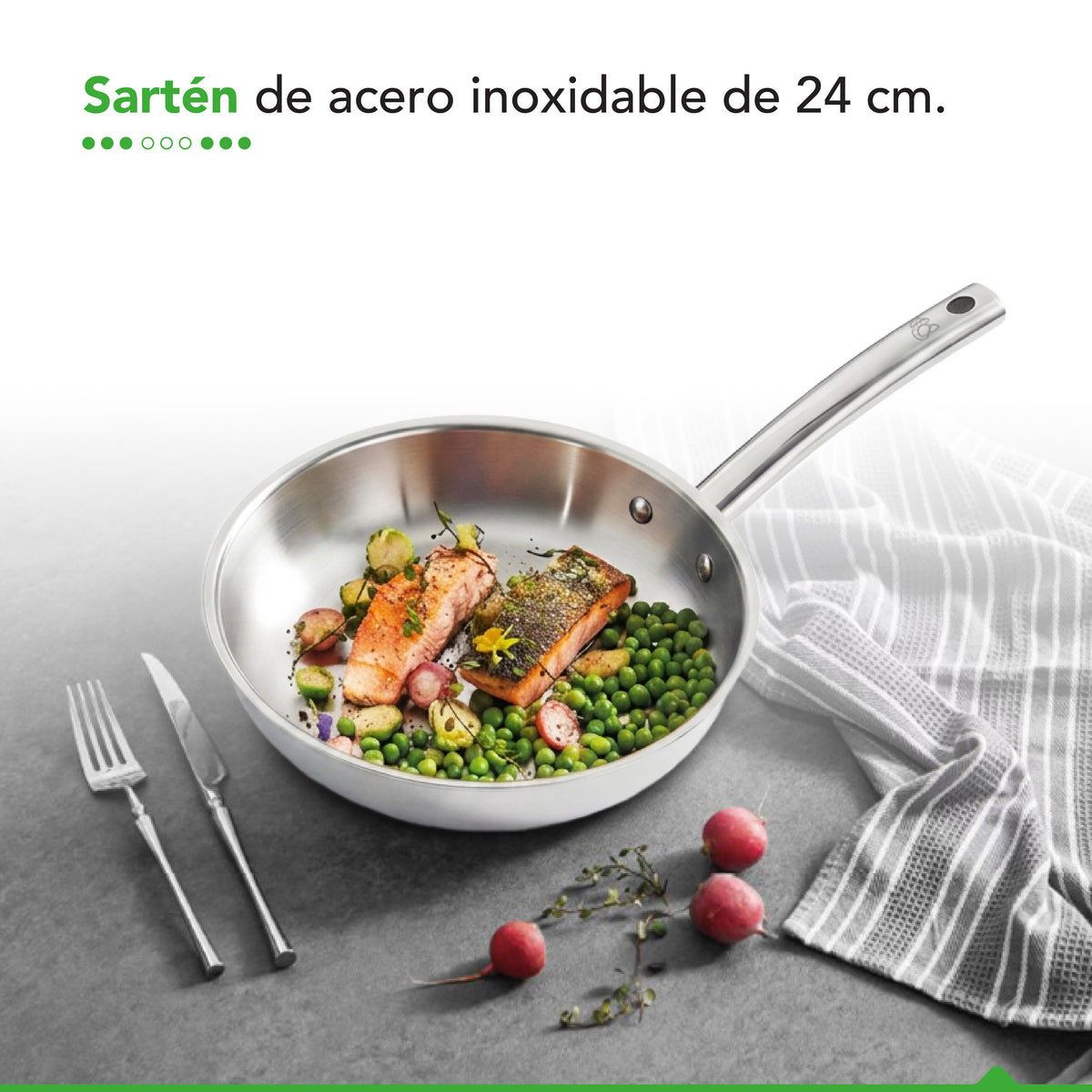Sartén Antiadherente Thor Nature 24 cm