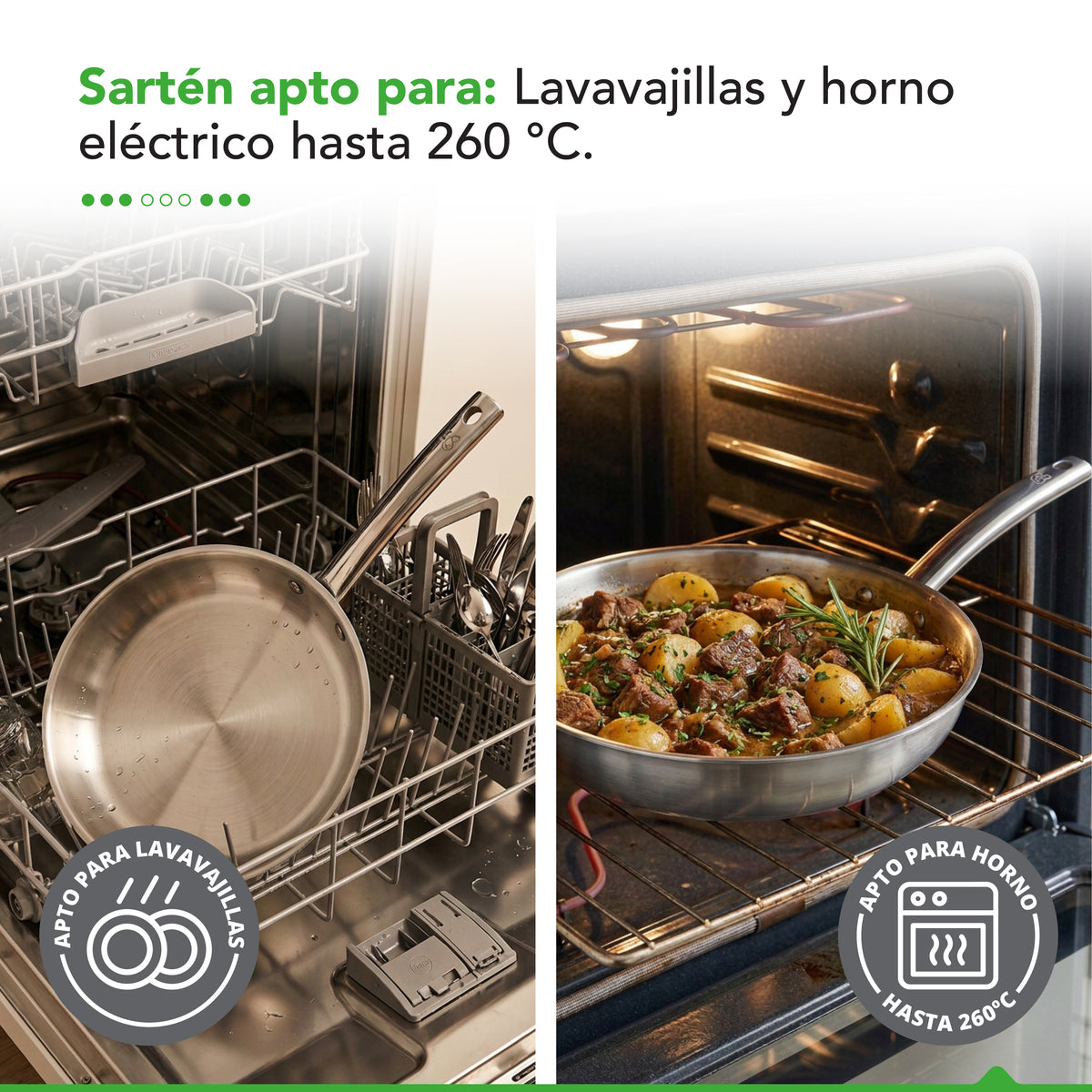 Sartén Antiadherente Thor Nature 24 cm