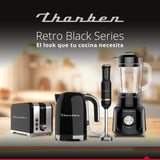 Tostador Thor Retro Black Toaster 2 Panes