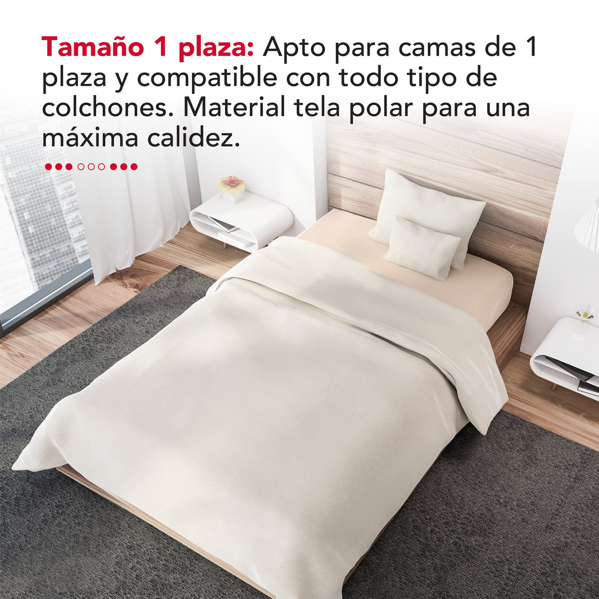 Calientacama 1 plaza Thor Single Blanket Polar