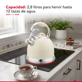 Tetera Thor Tea Time Plus 2.8L Acero Inoxidable Silbadora