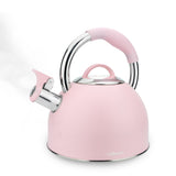 Tetera Thor Tea Time Rosa 2.5L Acero Inoxidable Silbadora