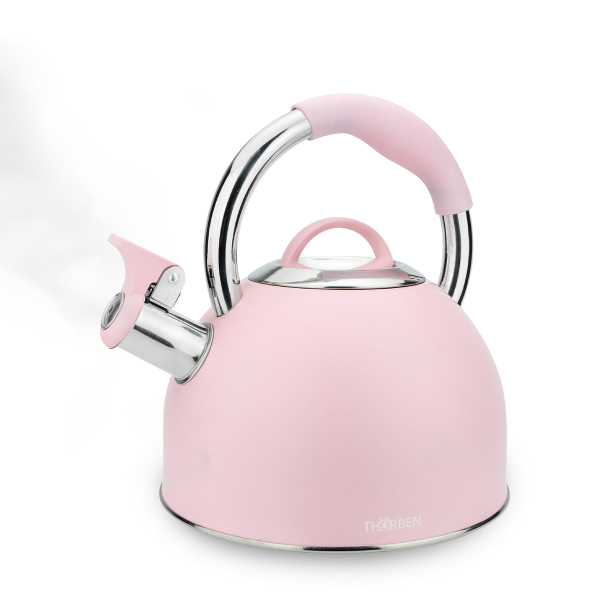 Tetera Thor Tea Time Rosa 2.5L Acero Inoxidable Silbadora
