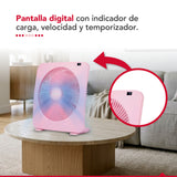 Ventilador USB Recargable Thor Box Fan Rosa