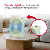 Ventilador USB Recargable Thor Box Fan Verde