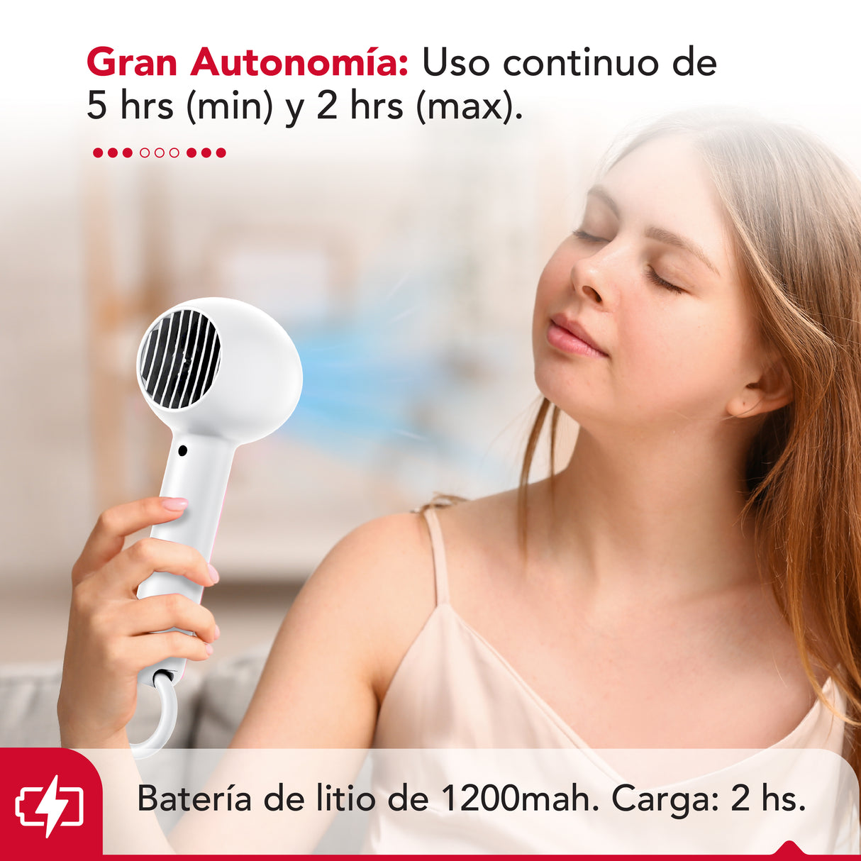 Ventilador personal Thor USB Personal Fan White