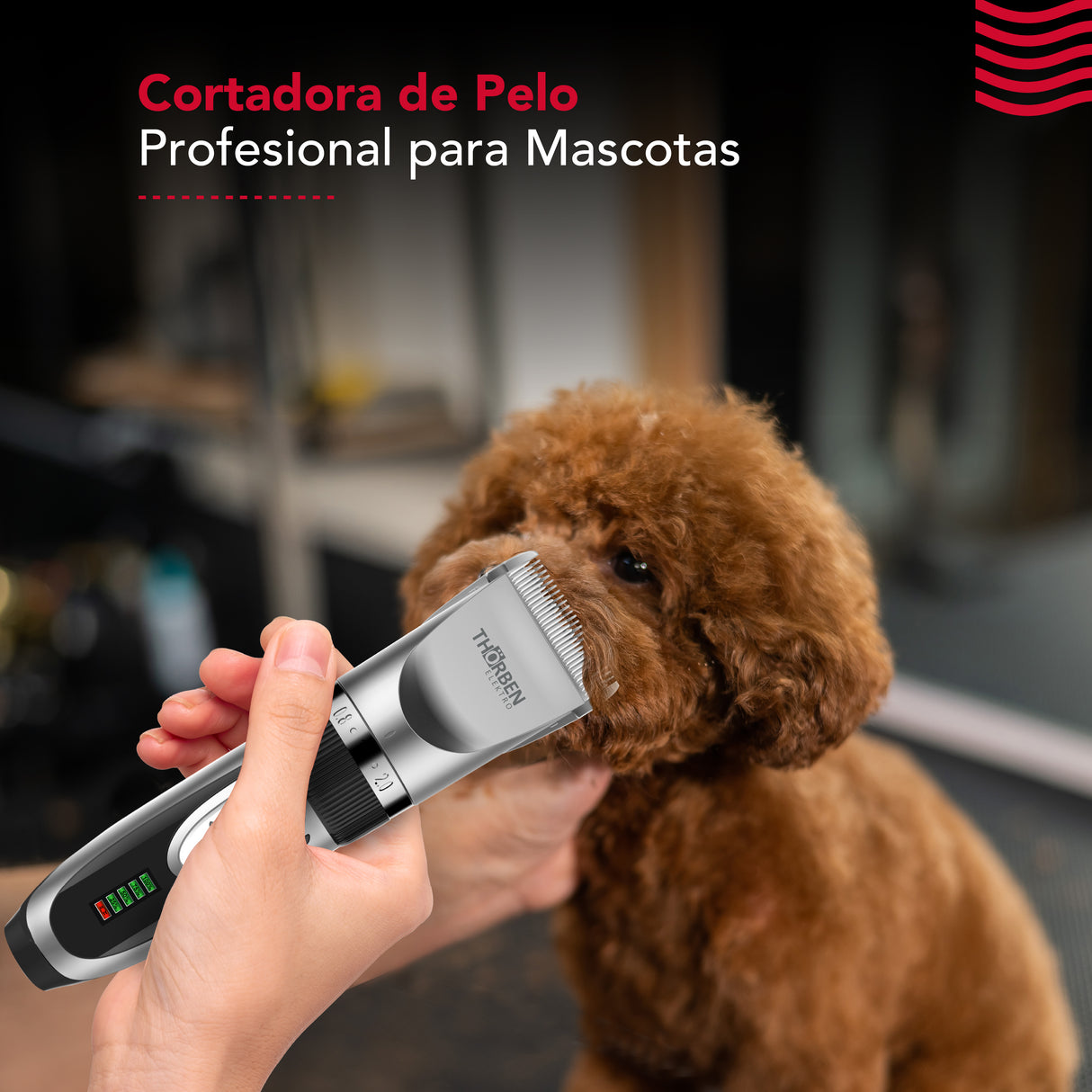 Máquina corta pelo Thor Cordless Usb Pet Clipper