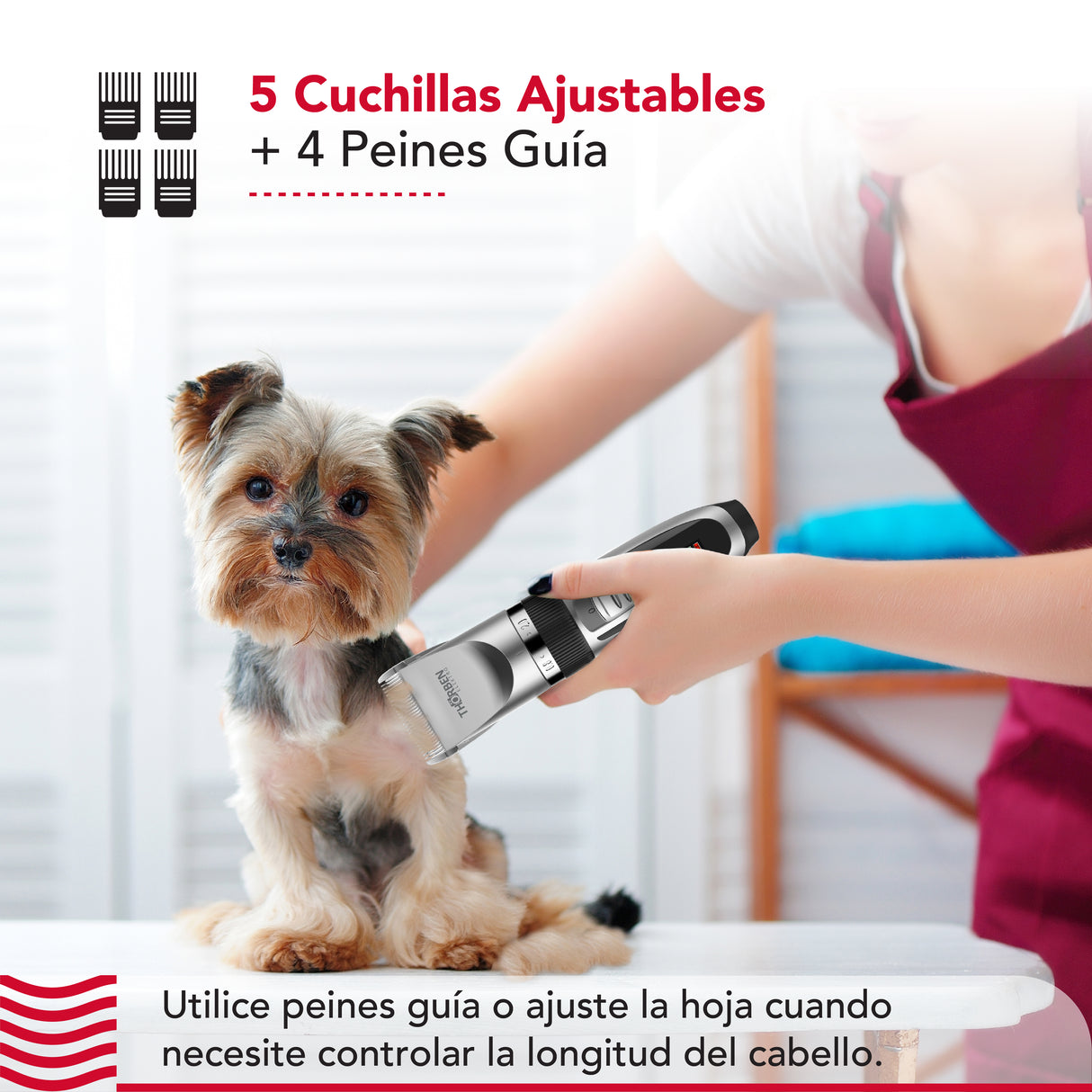 Máquina corta pelo Thor Cordless Usb Pet Clipper