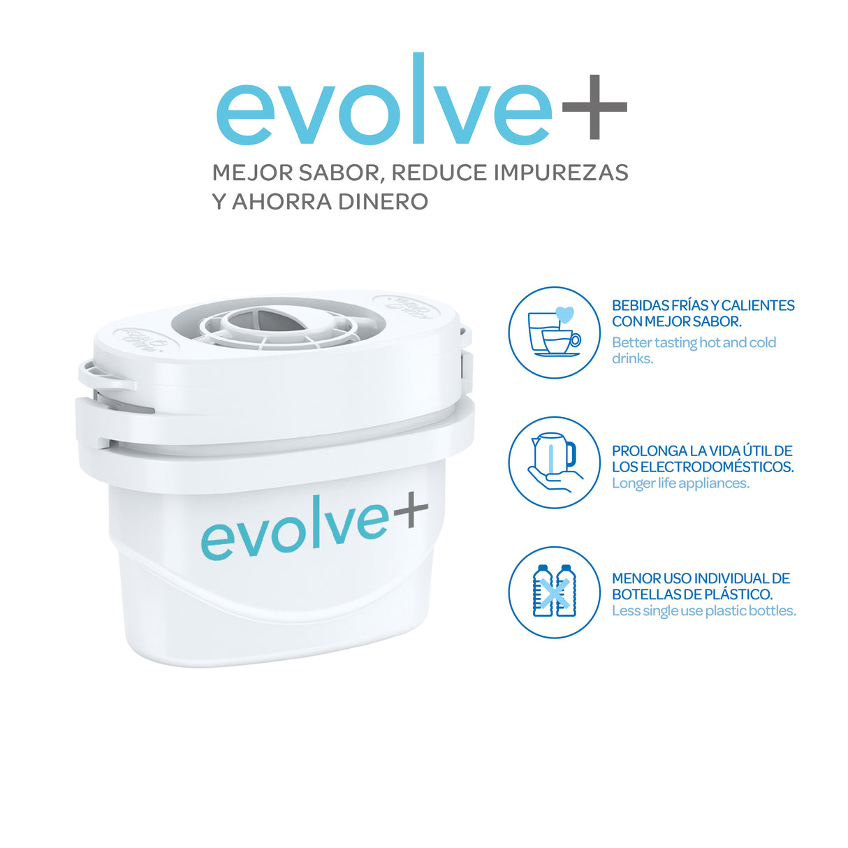 Filtro de agua evolve Vandx3